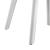 [en.casa]® Set sase bucati scaune design Axa, 83 x 54 x 48 cm, plastic, alb HausGarden Leisure