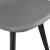 [en.casa]® Set patru bucati scaune design Ava, 83 x 54 x 48 cm, plastic, gri/negru HausGarden Leisure