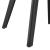 [en.casa]® Set patru bucati scaune design Ava, 83 x 54 x 48 cm, plastic, gri/negru HausGarden Leisure
