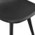 [en.casa]® Set patru bucati scaune design Ava, 83 x 54 x 48 cm, plastic, negru HausGarden Leisure