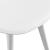 [en.casa]® Set patru bucati scaune design Ava, 83 x 54 x 48 cm, plastic, alb HausGarden Leisure