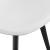 Set doua bucati scaune design Ama alb/negru [en.casa] HausGarden Leisure