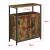 Comoda Aremark cu 2 usi 79 x 60 x 30 cm efect lemn nuanta inchisa [en.casa] HausGarden Leisure