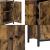 Comoda Aremark cu 2 usi 79 x 60 x 30 cm efect lemn nuanta inchisa [en.casa] HausGarden Leisure