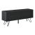 Comoda Bollebygd S cu 2 usi Push-Open negru [en.casa] HausGarden Leisure