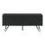 Comoda Bollebygd S cu 2 usi Push-Open negru [en.casa] HausGarden Leisure