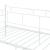 Pat metalic AADB-4401 cu saltea otel alb [en.casa] HausGarden Leisure