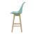 Scaune bar LublinV set 6 buc 105 x 48 x 58 cm verde [en.casa] HausGarden Leisure