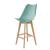 Scaune bar LublinV set 6 buc 105 x 48 x 58 cm verde [en.casa] HausGarden Leisure