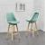 Scaune bar LublinV set 6 buc 105 x 48 x 58 cm verde [en.casa] HausGarden Leisure
