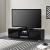 Masa TV Dorka negru lucios [en.casa] HausGarden Leisure