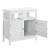 Dulap baie Dalia pentru chiuvete montabile pe blat 60 x 60 x 30 cm alb [en.casa] HausGarden Leisure