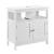 Dulap baie Dalia pentru chiuvete montabile pe blat 60 x 60 x 30 cm alb [en.casa] HausGarden Leisure