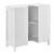 Dulap baie AANT-0338 pentru lavoare montabile pe blat 60 x 60 x 30 cm alb [en.casa] HausGarden Leisure