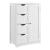 Dulap baie AANT-0337 cu usa si 4 sertare  [en.casa] HausGarden Leisure