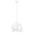 Lustra design Luzern cu 3 brate E14 imitatie cristal 140 cm alb [lux.pro] HausGarden Leisure