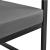 Canapea exterior LerumS metal/poliester negru/gri inchis [casa.pro] HausGarden Leisure