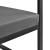 Set 2 scaune exterior LerumS metal/poliester negru/gri inchis [casa.pro] HausGarden Leisure