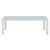 Masuta cafea exterior Lerum metal/sticla  alb [casa.pro] HausGarden Leisure