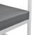 Set 2 scaune exterior Lerum metal/poliester alb/gri deschis [casa.pro] HausGarden Leisure