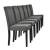 Set OakAE masa bucatarie cu 6 scaune multicolor [en.casa] HausGarden Leisure
