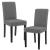 Scaune bucatarie San Marino set 2 buc poliester gri [en.casa] HausGarden Leisure