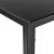 Masa bucatarie Glass blat sticla negru [en.casa] HausGarden Leisure