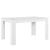Masa bucatarie Nora 140x90x77cm MDF alb [en.casa] HausGarden Leisure