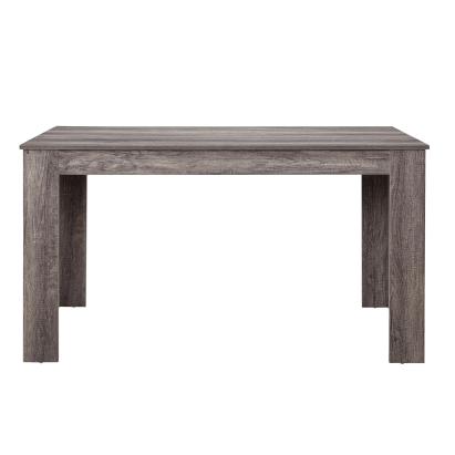 Masa bucatarie Nora 140x90x77cm MDF stejar maro inchis [en.casa] HausGarden Leisure