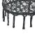 Scaun suspendat Tampico S 140 cm negru [casa.pro] HausGarden Leisure