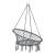 Scaun suspendat Tampico DG 140 cm gri inchis [casa.pro] HausGarden Leisure