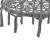 Scaun suspendat Tampico DG 140 cm gri inchis [casa.pro] HausGarden Leisure