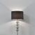 Lampa podea Spheridern 1 x E 27 crom/negru [lux.pro] HausGarden Leisure