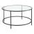Masuta cafea Kouvola S rotunda negru [en.casa] HausGarden Leisure