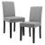 Scaune bucatarie Victoria set 6 buc piele sintetica gri deschis [en.casa] HausGarden Leisure