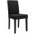 Scaune bucatarie Victoria set 6 buc piele sintetica negru [en.casa] HausGarden Leisure