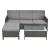 Set mobilier gradina ACRS-17025 canapea taburet masa ratan sintetic [en.casa] HausGarden Leisure