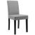 Scaune bucatarie Dorina set 2 buc tapitat gri deschis [en.casa] HausGarden Leisure