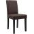 Scaune bucatarie Dorina set 2 buc tapitat maro [en.casa] HausGarden Leisure