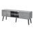 Comoda TV Eskilstuna BO efect beton/negru [en.casa] HausGarden Leisure