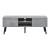 Comoda TV Eskilstuna BO efect beton/negru [en.casa] HausGarden Leisure