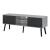 Comoda TV Eskilstuna HGS gri deschis/negru [en.casa] HausGarden Leisure