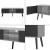 Comoda TV Eskilstuna HGS gri deschis/negru [en.casa] HausGarden Leisure