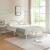 Pat metalic Agnes 208x146x84cm alb [en.casa] HausGarden Leisure
