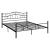 Pat metalic Agnes 208x166x84cm negru [en.casa] HausGarden Leisure