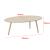 Masuta cafea Viborg EO efect lemn stejar/efect lemn [en.casa] HausGarden Leisure