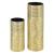 Suport flori Luttich set 2 bucati metal auriu/negru masuri diferite [en.casa] HausGarden Leisure