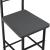 Organizator haine Anaheim DG 107 x 45 x 45 cm negru/gri inchis [en.casa] HausGarden Leisure