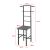Organizator haine Anaheim DG 107 x 45 x 45 cm negru/gri inchis [en.casa] HausGarden Leisure