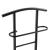 Organizator haine Anaheim DG 107 x 45 x 45 cm negru/gri inchis [en.casa] HausGarden Leisure